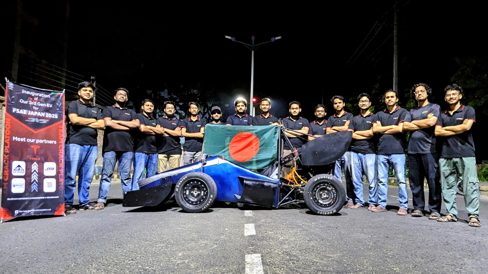 "RUET team represents Bangladesh on the global stage — best wishes from the university community."